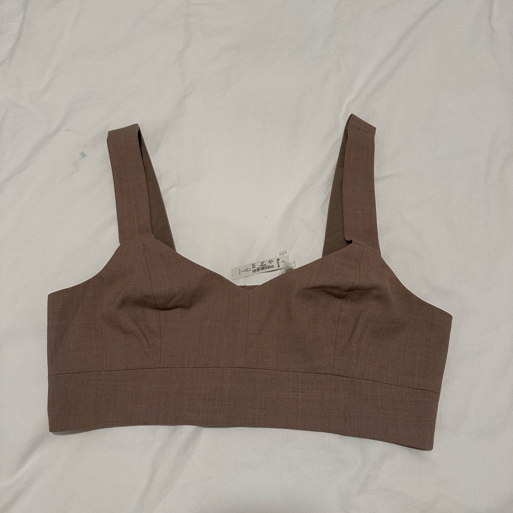 Madewell Brown Crop Top
